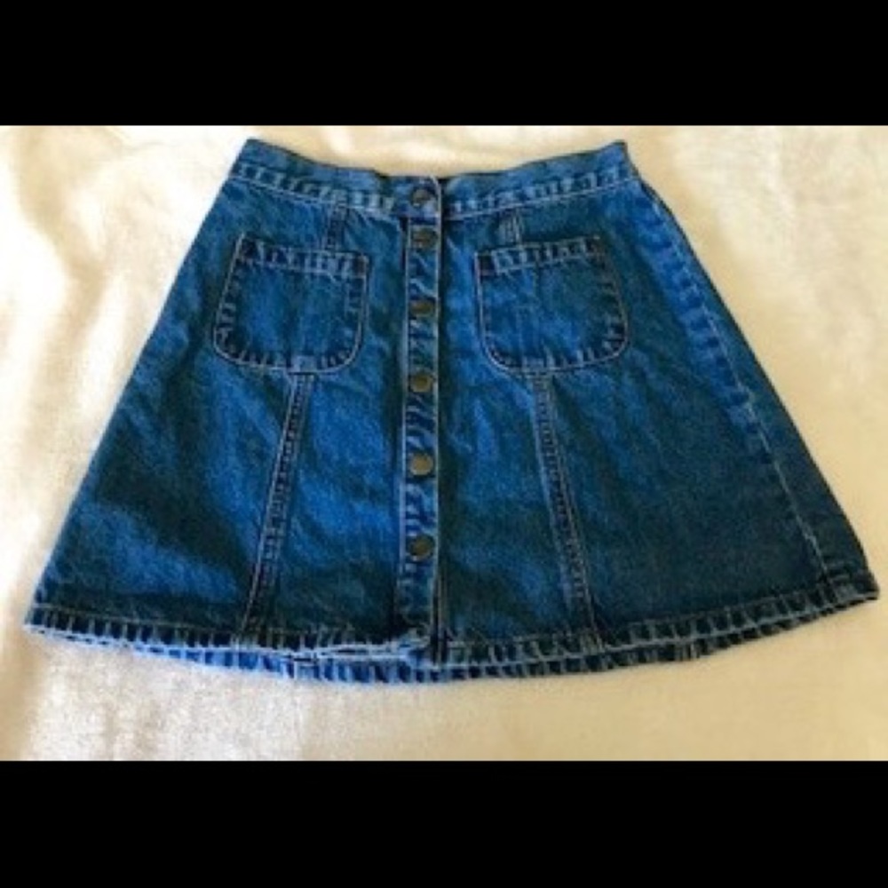 Urban Outfitters BDG Denim Button-Front Skirt